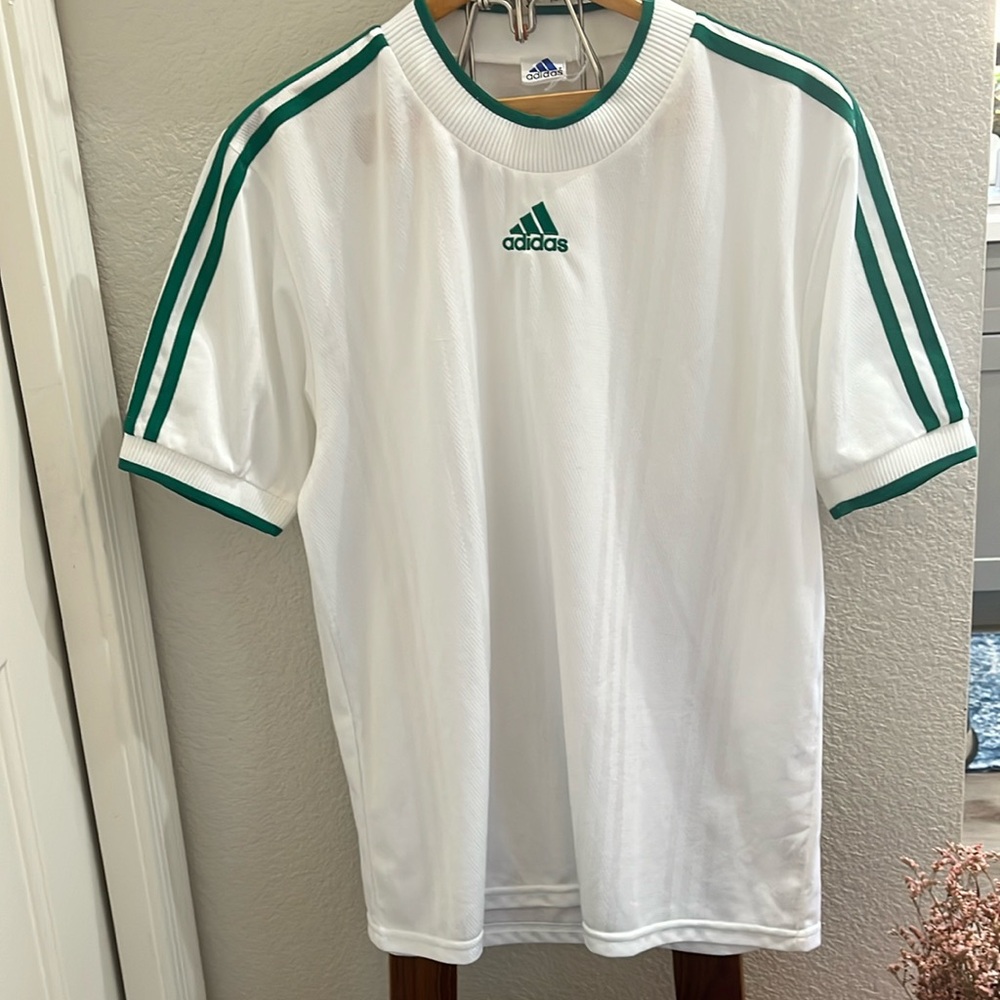 VTG. Adidas Academia Sport Shirt Perfct Vintage Cond. No Sz Tag, Approx. Med/Lg.